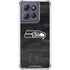NFL Seattle Seahawks Black & White Moto G Play 5G (2025) Clear Case